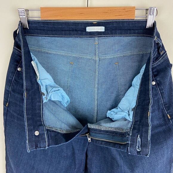 Eileen Fisher Organic Cotton Stretch Straight Ankle Jean - Picture 8 of 8